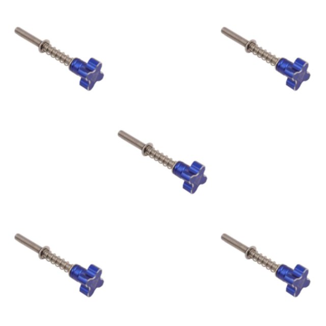 Baohd Easy Idle Vis de Réglage de Ralenti TPI pour 250/300 TPI / Modèles Durables Bleu 5Set