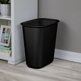 thumbnail image 2 of Sterilite 21 Liter Rectangular Wastebasket, Black, 2 of 5
