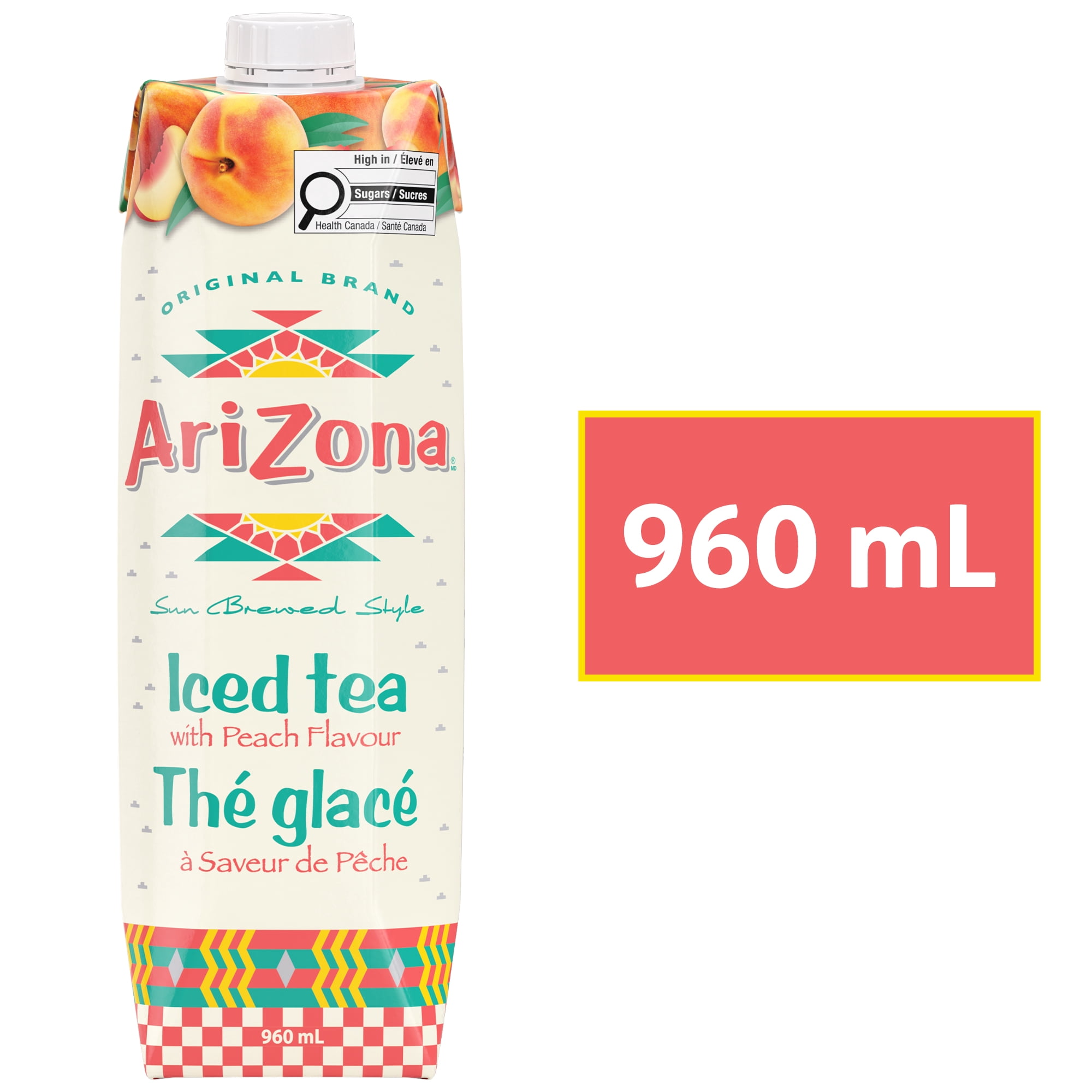 AriZona Thé Glacé à Saveur de Pêche 960ML