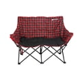 thumbnail image 3 of Ozark Trail Camping Love Seat Chair, Red Black Checkers, Adult Use, Polyester, 15lbs, 3 of 8