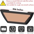 thumbnail image 3 of HSHDLDF Universal Pot Lid Organizer for Cabinet Upgraded Patented 3 Pack Pan Lids Organizers Inside Cabinet Door Wall Mount Pots Top Storage Organizer Rack Holder for Kitchen, Fits 6" to 13" (Black), 3 of 6