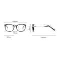 thumbnail image 3 of Amdohai 8808 Glasses Frame Light Plastic&Metal Eyeglasses Frame for Man and Woman Computer Game Reading Glasses Replacement Frame, 3 of 7