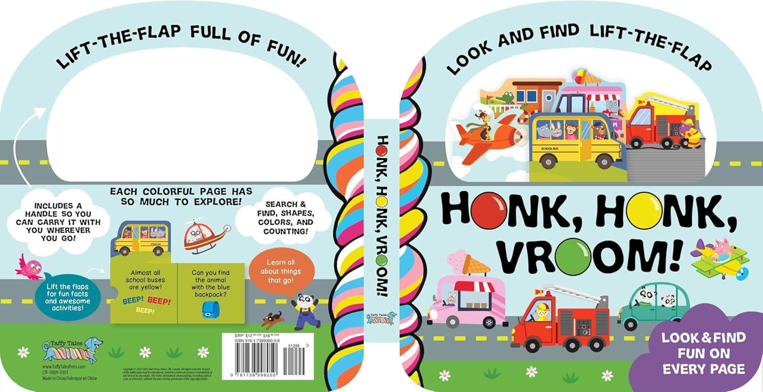 New and Trending: Honk, Honk, Vroom, Vroom By Taffy Tales