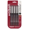 thumbnail image 1 of uniball™ Vision Needle Rollerball Pens, Micro Point (0.5mm), Black, 5 Pack, 1 of 7