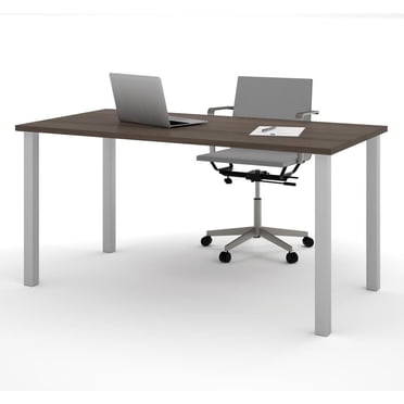 Bestar 30" X 60" Table with Square Metal Legs