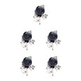 thumbnail image 2 of relayinert Broche Moderne Minimaliste Épingle Unique et à la Mode Pièce Déclarée Épingles de Luxe pour Mariages Gris Foncé 5Ensemble, 2 of 6