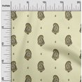 thumbnail image 1 of oneOone Georgette Viscose Fabric Paisley Block Print Fabric BTY 42 Inch Wide, 1 of 4