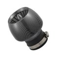 thumbnail image 1 of Unique Bargains Motorcycle Air Cleaner Filter / Intake Air Cleaner Filter for Motorcycle / Durable Carbon Fiber Pattern Rubber 28-48mm Straight / 1 Pcs Black, 1 of 7