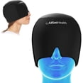 thumbnail image 1 of AllSett Health Form Fitting Migraine Relief Ice Head Wrap | Headache and Migraine Hat | Hot and Cold Therapy for Puffy Eyes, Tension, Sinus and Stress Relief, 1 of 7