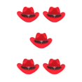 thumbnail image 2 of Decodeary Western Outback Cowboy Hat Channel Inner Cowboy Classic Hat Large Brim Provides red 5Set, 2 of 6
