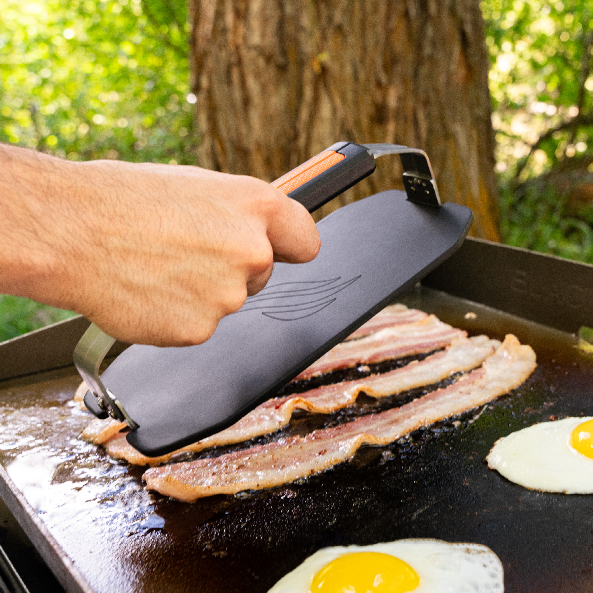 Presse de gril pliable Blackstone, prête pour l’aventure