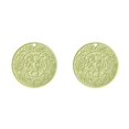 thumbnail image 2 of yingyy Tapis de Pot Antidérapant Résistant à la Chaleur Napperon Rond Anti-Brûlure Porte-Gobelet Protecteur de Table de Cuisine Vert 2Set, 2 of 6