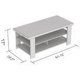 thumbnail image 4 of Safdie & Co. Table De Salon 41.25L Gris Foncé 3 Étagères, 4 of 4