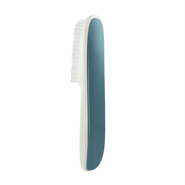Brosse de Nettoyage pour Chaussures en Plastique Portable Réutilisable Lavable Mini Plastique Portable Ergonomique à Main Poignée Colorée Brosses à Chaussures Ménagères PBT Bleu