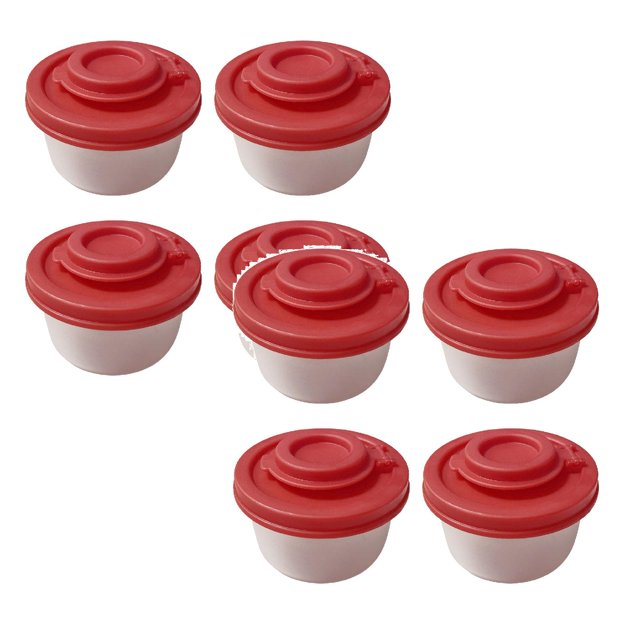 Oleegame 2PC Produce Storage Pepper Shakers Moisture Proof Small Mini Pepper Shaker To Go Camping Picnic Outdoors Kitchen Lunch Boxes Travel