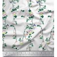 thumbnail image 1 of Soimoi Rayon Fabric Leaves & Peony Floral Decor Fabric Printed Yard 56 Inch Wide, 1 of 5