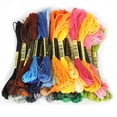 thumbnail image 3 of SNNROO 8 Pcs Écheveaux de Fil 7.5m pour Broderie, Coton, Bricolage, Couture, 3 of 8