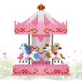 thumbnail image 4 of Maoww Carousel Model Building Set Amusement Park Carousel Building Block Set Micro Blocks DIY Toys for Kids Adults, 4 of 6