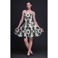 thumbnail image 4 of Bimba Robe d'Été Sans Manches Mini Fluide Teinture sur Nœuds pour Femme, Robe Soleil à Imprimé Floral - Grand, 4 of 5