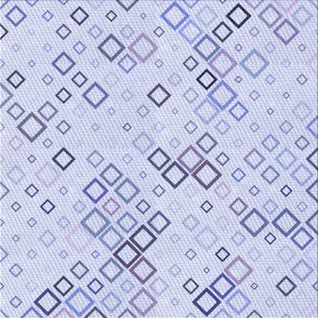 Ahgly Company Machine Washable Indoor Square Transitional Lavender Blue Area Rugs, 4' Square