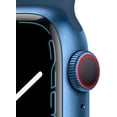 thumbnail image 2 of Refurbished Apple Watch Series 7 Aluminum 41 mm (GPS + Cellular) Blue (Grade B), 2 of 3