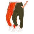 thumbnail image 1 of ameIAEA Women 2 Pack Sweatpants Drawstring Workout Running Pants Elastic Waist Lounge Pants, 1 of 2