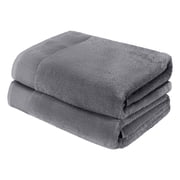 Camelot 2 Piece 600 GSM Zero Twist Cotton Bath Towel Set
