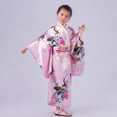 thumbnail image 3 of Sunnyoo Robe Kimono Rétro Japonaise pour Tout-Petites Filles, Robe Maxi, Vêtement de Nuit, Chemise de Nuit pour Enfants, 3 of 3