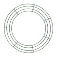 thumbnail image 3 of Metal Wreath Frame Wire Round Wreath Rings Wire Wreath Frame for New Year Party Green 40cm, 3 of 8