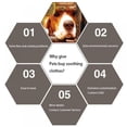 thumbnail image 4 of YOPTOP Dog Anxiety Jacket - Dog Anxiety Calming Wrap - Dog Anxiety Shirt - Calming Compression Shirt Soothes Muscles  Adjustable Vest Wrap Shirt for Dogs,rosered,S, 4 of 7