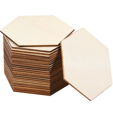 25 Pcs Étiquettes en Bois Non Finies pour Artisanat, Tranches de Nom pour Mariage, Ornements de Tranche de Bois DIY
