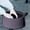 Purple, variant on Portable Foldable Basin, Staron Lightweight Oxford Cloth Collapsible Bucket 8.5L, Travel Foot Wash Basin for Camping Hiking Outdoor with Hanging Loop, Black