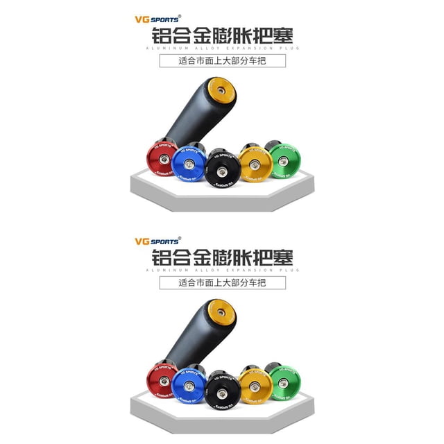 Youkk Non-deforming Bike Grip With Round Edge Universal And Colorfast Fits Most Bikes Red 2Set