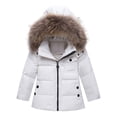 thumbnail image 4 of LSLJS Boys Girls Fashion Solid Color Down Jackets Keep Thickening Warm Outdoor Coat Jumpsuit Set, 4 of 7