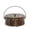 Rouge, variante sur Feltree Boîte de Rangement Créative en Fer avec Couvercle, Résistant au Feu et aux Hautes Températures pour Usage Intérieur/extérieur, Garde la Zone Propre, Design Décoratif Magnifique