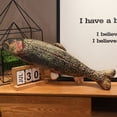 thumbnail image 2 of C-924 Black B Simulation Trout Fish Plush Toy 60Cm Cotton Material Soft Stuffed Animal Gift #82C32, 2 of 6