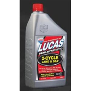 Lucas Oil 10467 Land & Sea 2-Cycle Oil - Case of 6