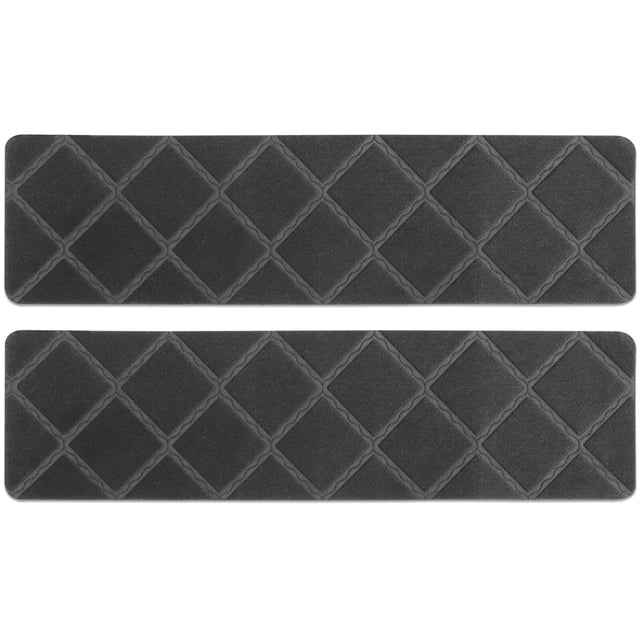 Tapis d'Escalier 4 Pcs Autocollant Intérieur Extérieur Coureur d'Escalier pour Marche en Bois