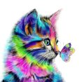 thumbnail image 1 of Cartoon Diamond Painting Kits Animal Embroidery Cross Stitch Arts Craft Full Diamond Wall Decor Workhe, 1 of 9