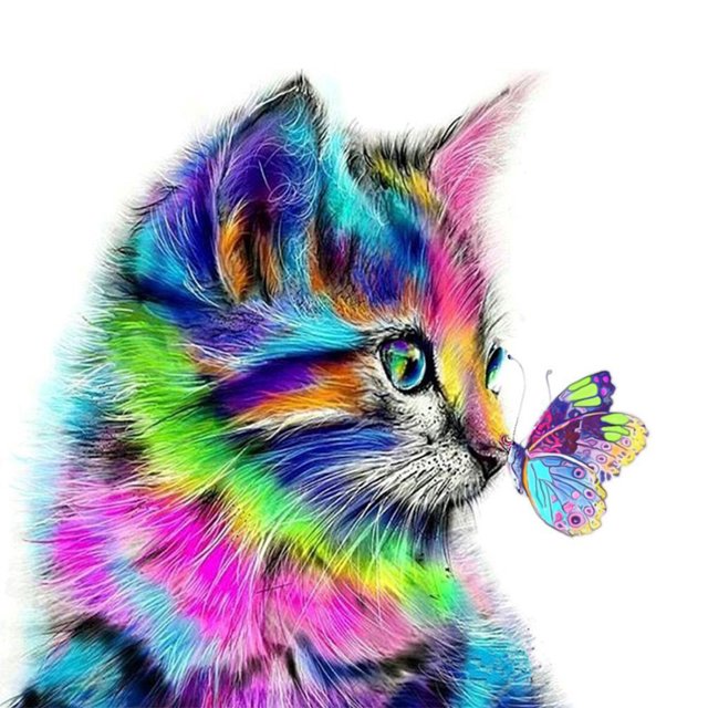 Cartoon Diamond Painting Kits Animal Embroidery Cross Stitch Arts Craft Full Diamond Wall Decor Workhe