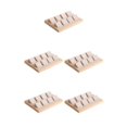 thumbnail image 1 of kurtrusly Wood Earring Card Holder w/ Tray Jewelry Display for Accessory 8 Pair Cream 5Set, 1 of 6
