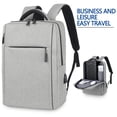 thumbnail image 1 of Sentmoon Double Layer Travel Backpack Student School Bag With Laptop Compartment Business Work Casual Computer Backpack With USB Charging/Headphone Port Deals of the Day Clearance Prime, 1 of 2