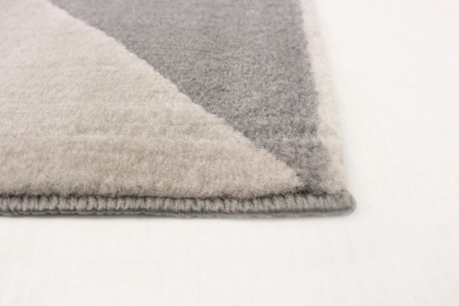 ECARPET Modern Area Rug for Dining Room, Living Room, Bedroom or Den Delta Grey