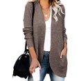 thumbnail image 3 of Cardigans pour Femmes Légers Automne et Hiver Cardigan Long Décontracté pour Femmes avec Poches, 3 of 7