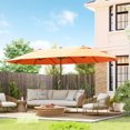 thumbnail image 2 of Outsunny Parasol de Patio Double Face de 15 Pi, Grand Parasol d'Extérieur, 2 of 10