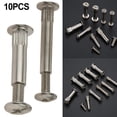 thumbnail image 3 of 10 Pcs M5 M8 Splint Nut Male-Female Snap Rivet Butt Screw Nut Furniture Cabinet, 3 of 9
