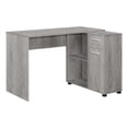 thumbnail image 1 of Monarch Specialties Computer Desk, Home Office, Corner, Storage Drawers, 46"l, L Shape, Work, Laptop, Laminate, Grey, Contemporary, Modern, 1 of 4