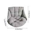 thumbnail image 2 of Coussin de Chaise Suspendu Swing, Coussinet, Housse en Tissu Épaissi pour Banc Swing Intérieur Extérieur, 2 of 7
