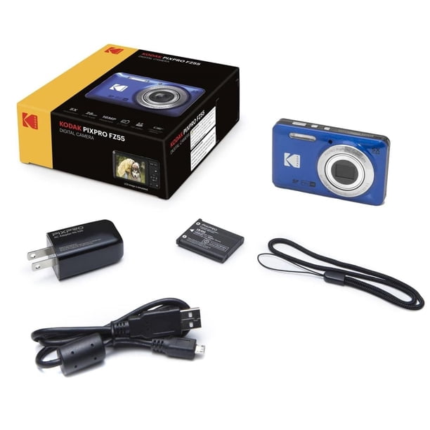 KODAK PIXPRO FZ55-BK 16MP Digital Camera 5X Optical Zoom 28mm Wide