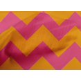thumbnail image 4 of oneOone Organic Cotton Voile Fabric Chevron Geometric Decor Fabric Printed BTY 42 Inch Wide, 4 of 4